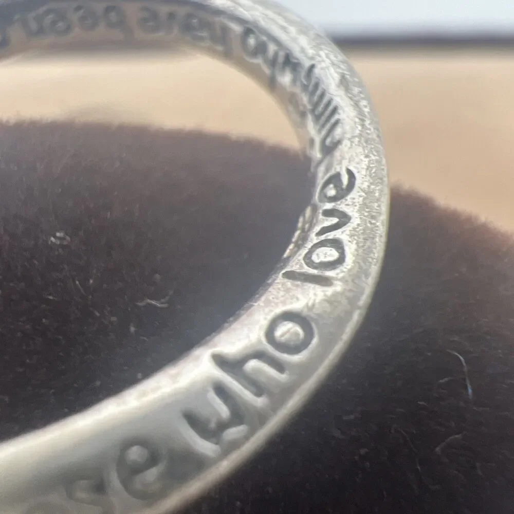 925 Sterling Ring Bible Verse Romans 8:28 